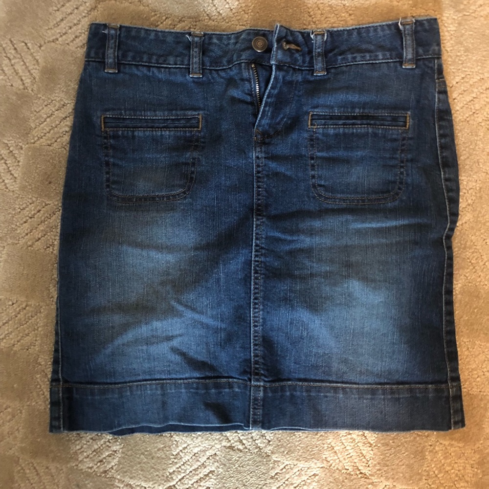 jean skirt